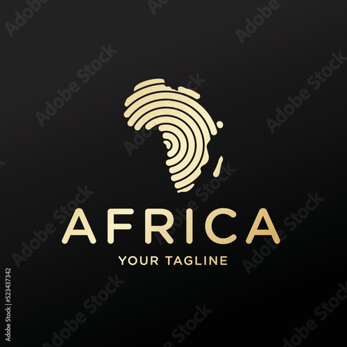 Africa logo icon design vector
