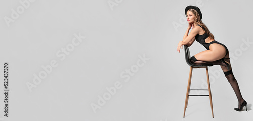 Fashionable young woman in ...