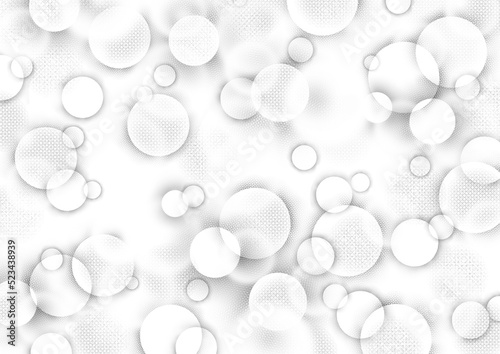 カケアミ トーン　丸 光　背景 模様 イラスト