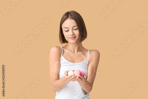 Pretty young woman with dif...