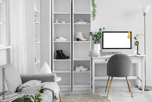 Shelf units with different ...