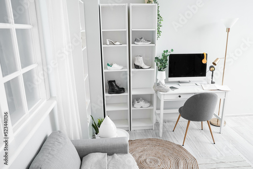 Shelf units with different ...