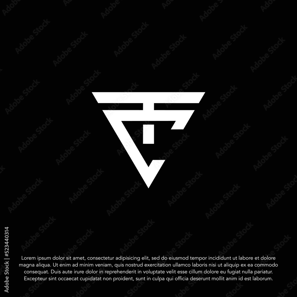 TC Letter Logo Design. TC letter logo Vector Illustration - Vector logotype TC Letter Logo Design. TC letter logo Vector Illustration - Vector logotype