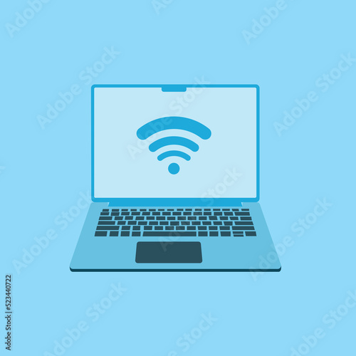 laptop computer with screen