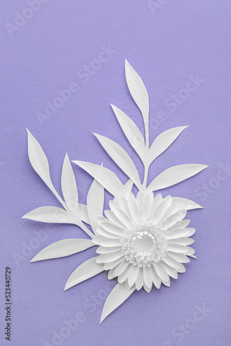 Beautiful origami flower an...