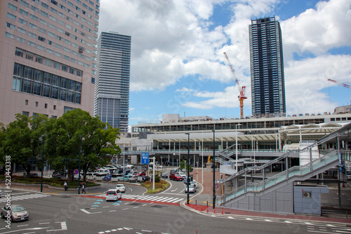 JR広島駅北口のロータリー