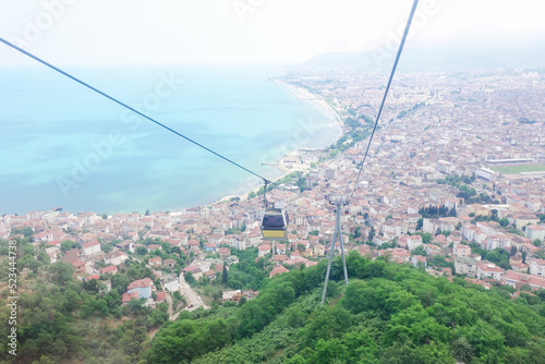 Fototapeta Naklejka Na Ścianę i Meble -  Ordu, Turkiye - Ordu is a black sea region city of Turkey (Türkiye). Ordu, a city and port, northern Turkey, on the Black Sea. It lies at the mouth of the Melet River on the eastern slopes of Boztepe 