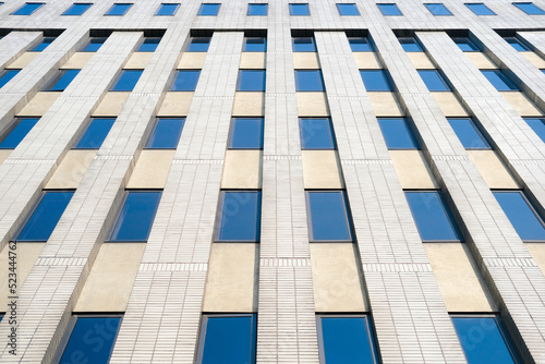 windows of a building. office building. windows pattern.