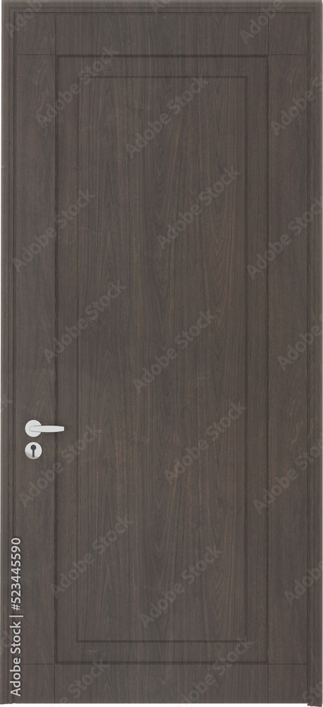 Fototapeta premium wood grain door, single door
