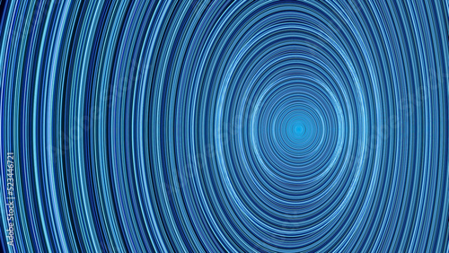 Abstract Circle Blue Lines Background