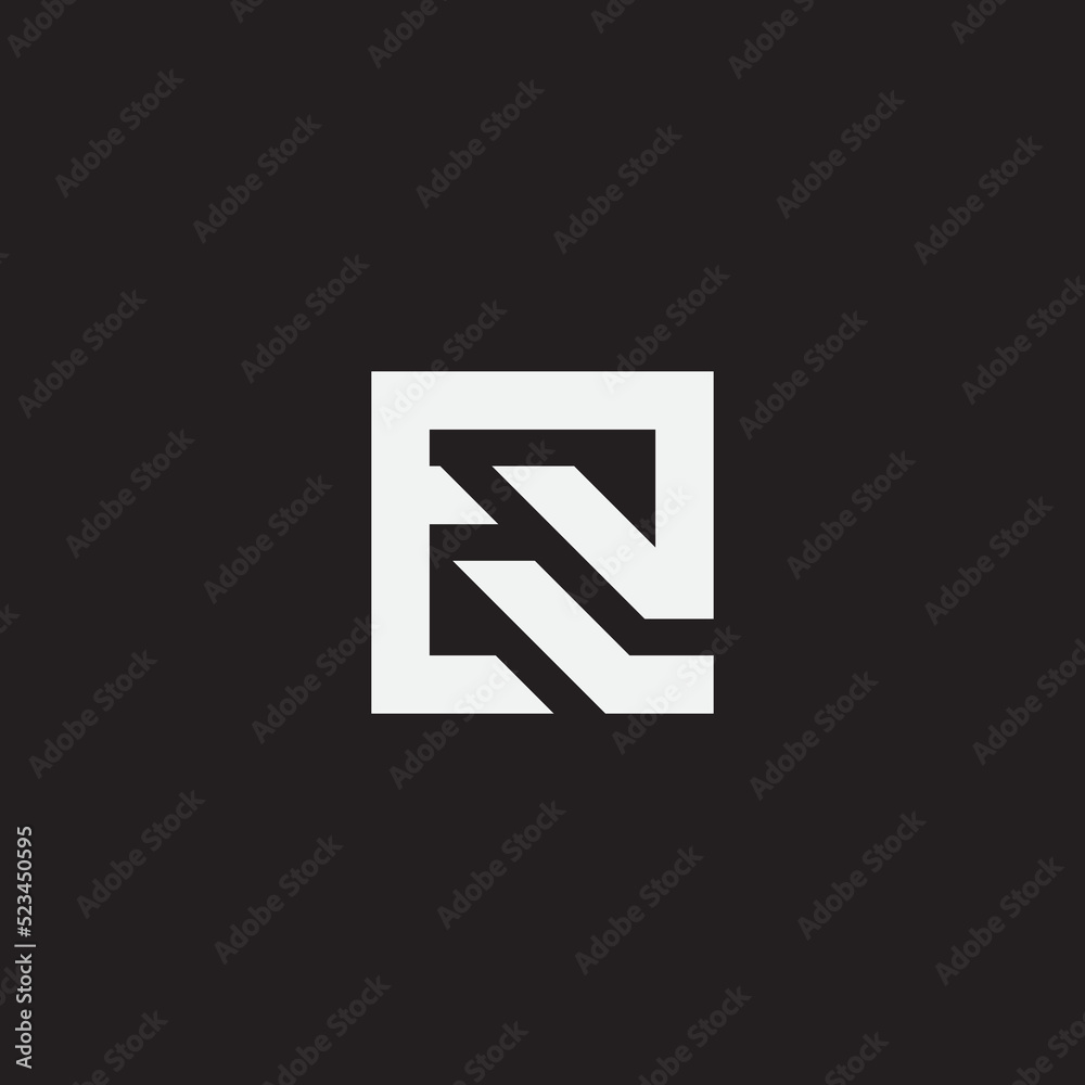 Initial letter ER monogram logo template. Initial letter ER monogram logo template.