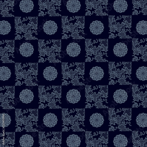 Amazing Seamless Fabric Pattern Design Vector Illustration