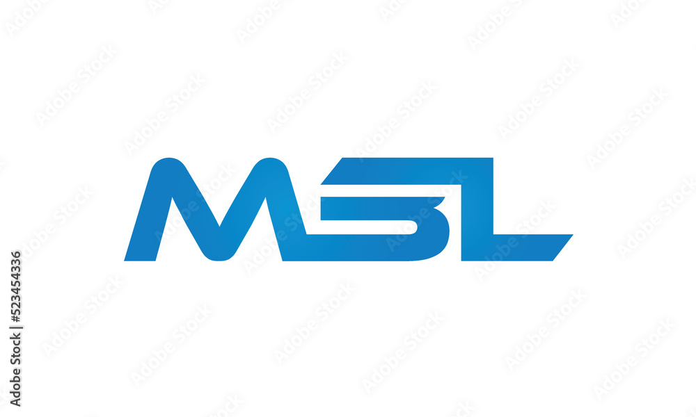 MBL letters linked logo design, Letter to letter connection monogram concepts vector alphabet MBL letters linked logo design, Letter to letter connection monogram concepts vector alphabet