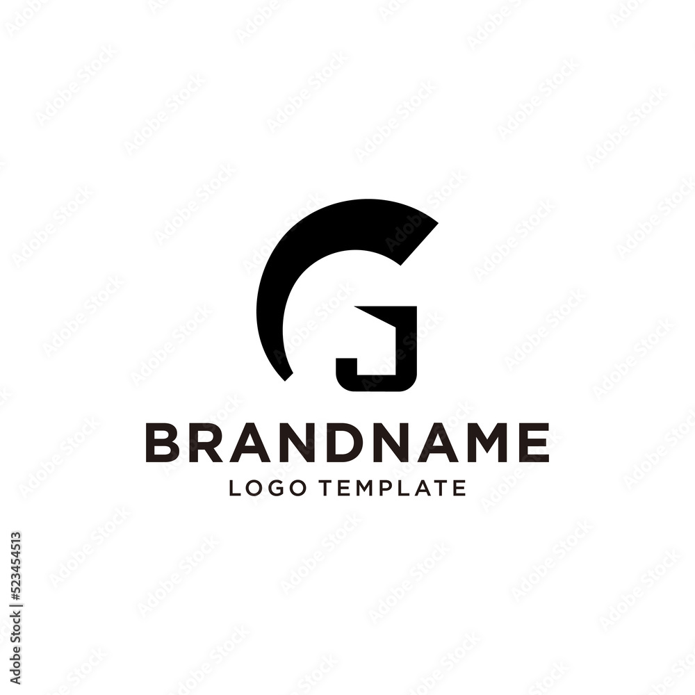 Initial J with Helmet Spartan Modern Vector Simple Initial J with Helmet Spartan Modern Vector Simple