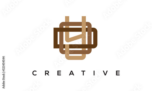 initial YOD, DOY letters monogram, three letters creative modern typographic logo, eye catching alphabet stylish logo vector	