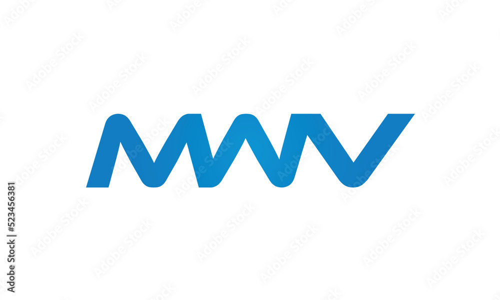 MWV letters linked logo design, Letter to letter connection monogram concepts vector alphabet MWV letters linked logo design, Letter to letter connection monogram concepts vector alphabet