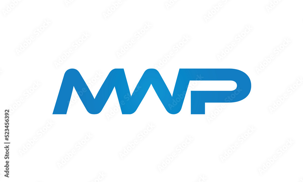 MWP letters linked logo design, Letter to letter connection monogram concepts vector alphabet MWP letters linked logo design, Letter to letter connection monogram concepts vector alphabet