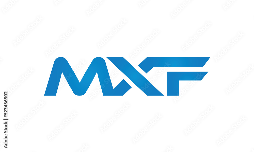 MXF letters linked logo design, Letter to letter connection monogram concepts vector alphabet MXF letters linked logo design, Letter to letter connection monogram concepts vector alphabet