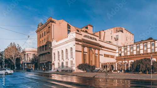 Historic buildings in the center of Odessa, Ukraine