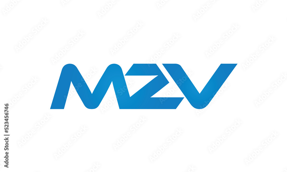 MZV letters linked logo design, Letter to letter connection monogram concepts vector alphabet MZV letters linked logo design, Letter to letter connection monogram concepts vector alphabet
