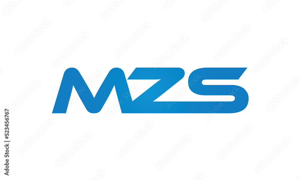 MZS letters linked logo design, Letter to letter connection monogram concepts vector alphabet MZS letters linked logo design, Letter to letter connection monogram concepts vector alphabet