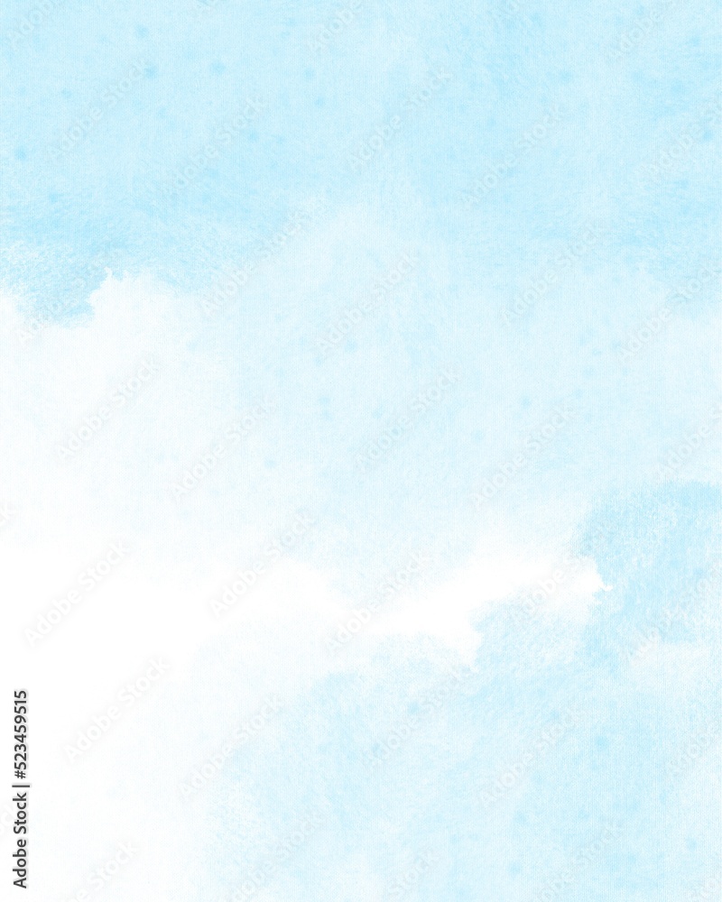 watercolor sky background, nice blue color
