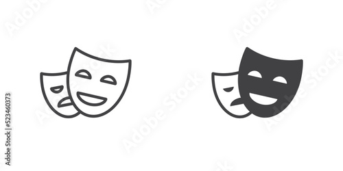 Theatre mask icon
