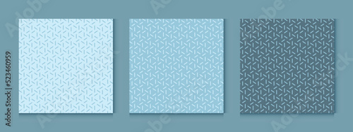 Background pattern seamless geometric line abstract  blue tone luxury design vector. Geometric pattern seamless.