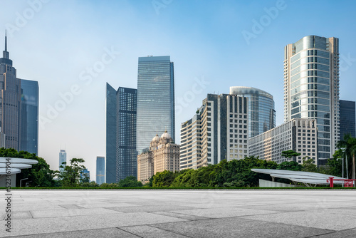 Street view of Guangzhou Zhujiang New Town Financial Center