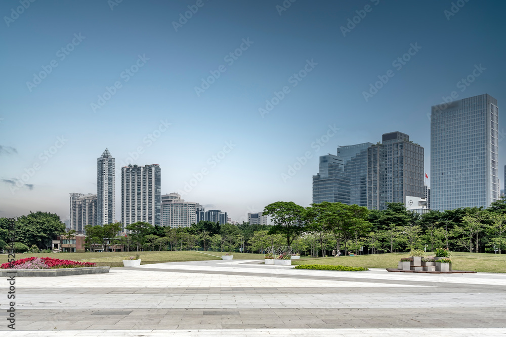 Street view of Guangzhou Zhujiang New Town Financial Center Street view of Guangzhou Zhujiang New Town Financial Center