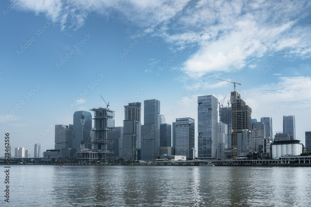 Street view of Guangzhou Zhujiang New Town Financial Center