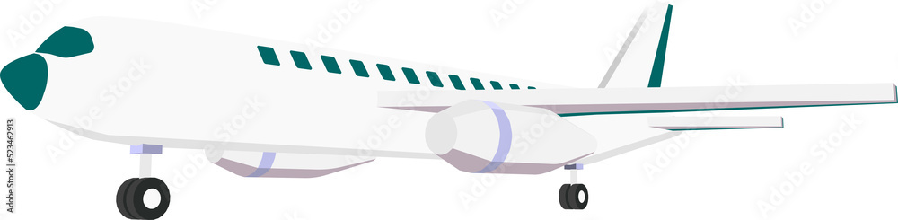 airplane illustration on transparent background airplane illustration on transparent background