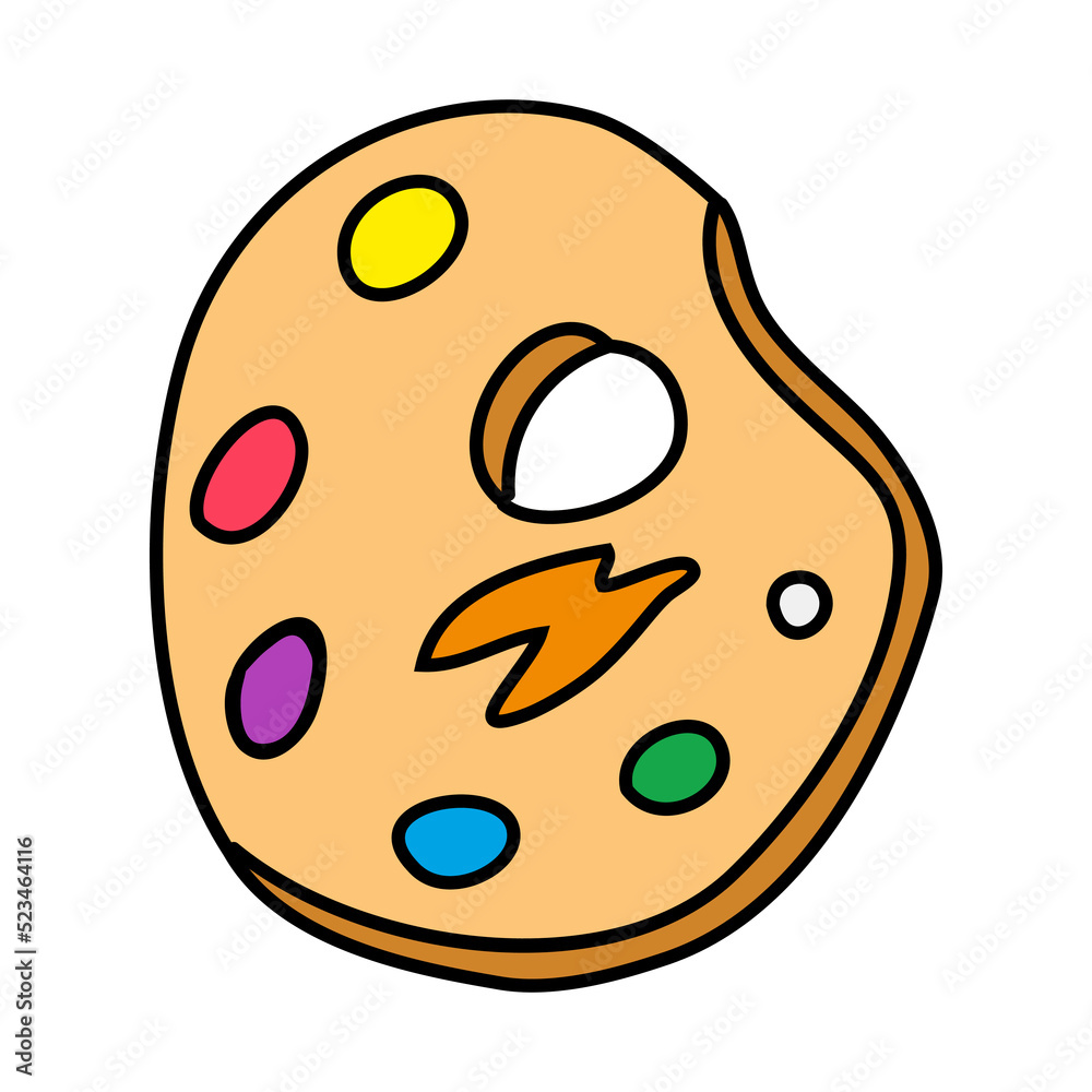 Fototapeta premium Calculator icon symbol sign, hand drawing doodle