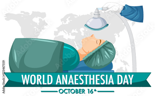 World Anaesthesia Day Banner Design