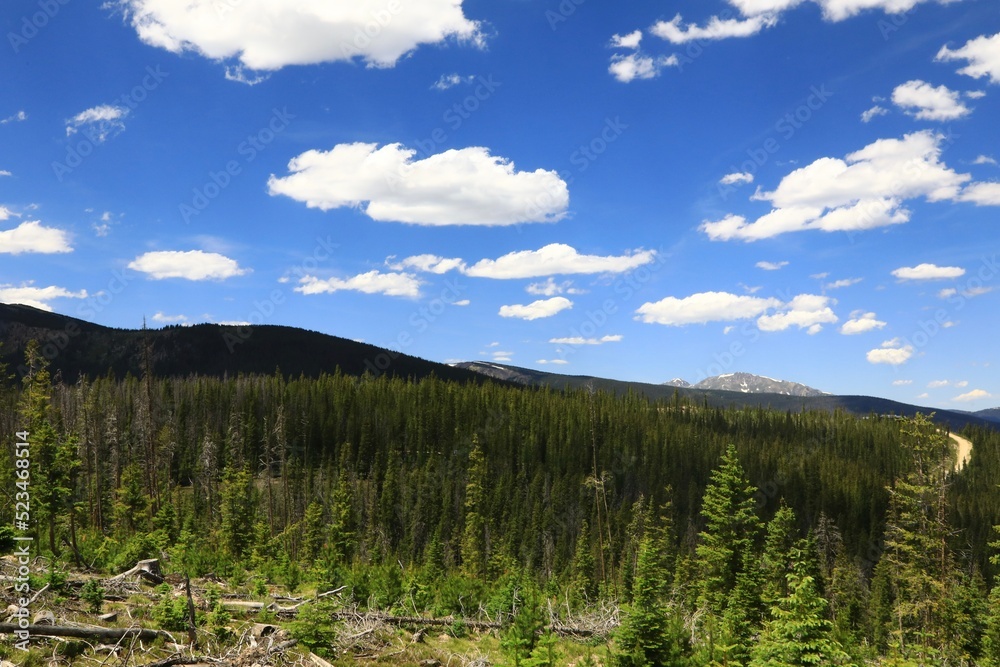 Rural mountain landscape Rural mountain landscape