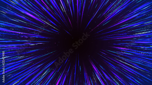 Vector abstract circular geometric background. Circular geometric centric motion pattern. Starburst dynamic lines or rays