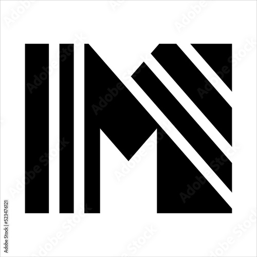 Letter M monogram logo vector creative design 