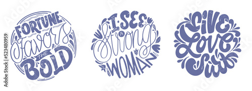 Cute motivation lettering phrase postcard. Lettering banner for t-shirt design. 