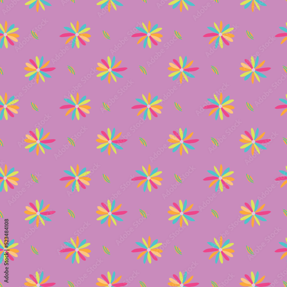 Flower Seamless Pattern Flower Seamless Pattern