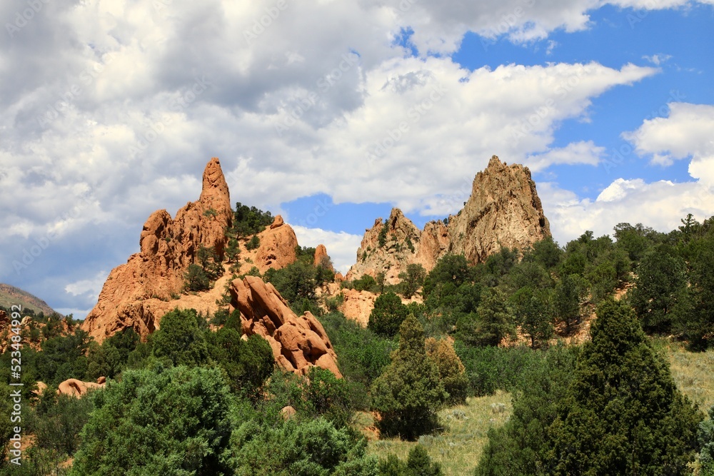 Scenic rock formations - Garden of the Gods
