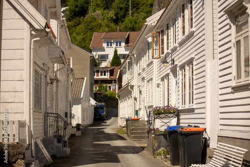 Fototapeta Naklejka Na Ścianę i Meble -  Small village Flekkefjord in Norway