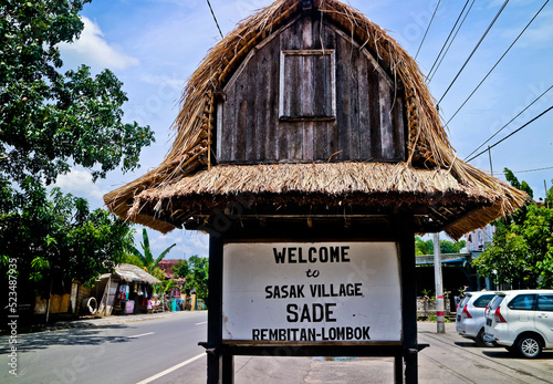 The life of the traditional community of Sade Village. West Nusa Tenggara