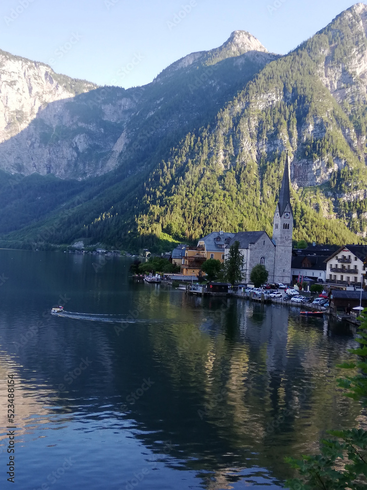 Fototapeta premium Hallstadt - Dachstein-Salzkammergut (Österreich)