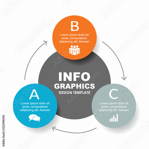 Infographic design template with place for your data. Vector illustration.