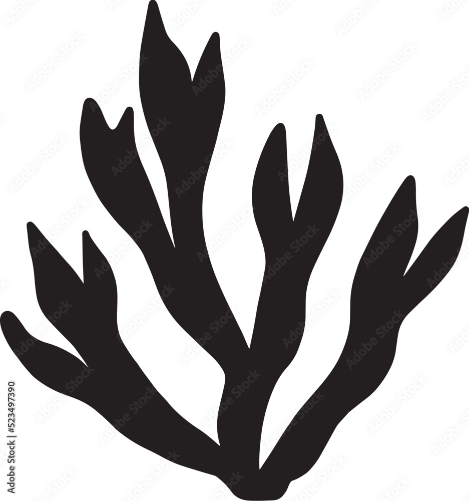 Obraz premium seaweed silhouette