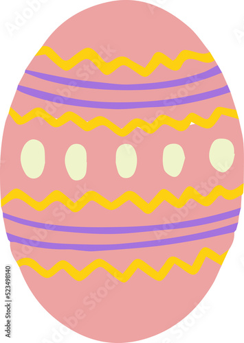 easter illustration on transparent background