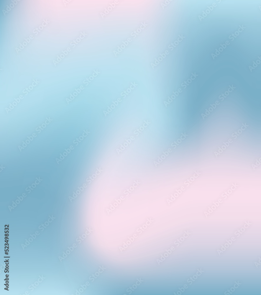 vector blurred light background in pastel blue and pink colors
