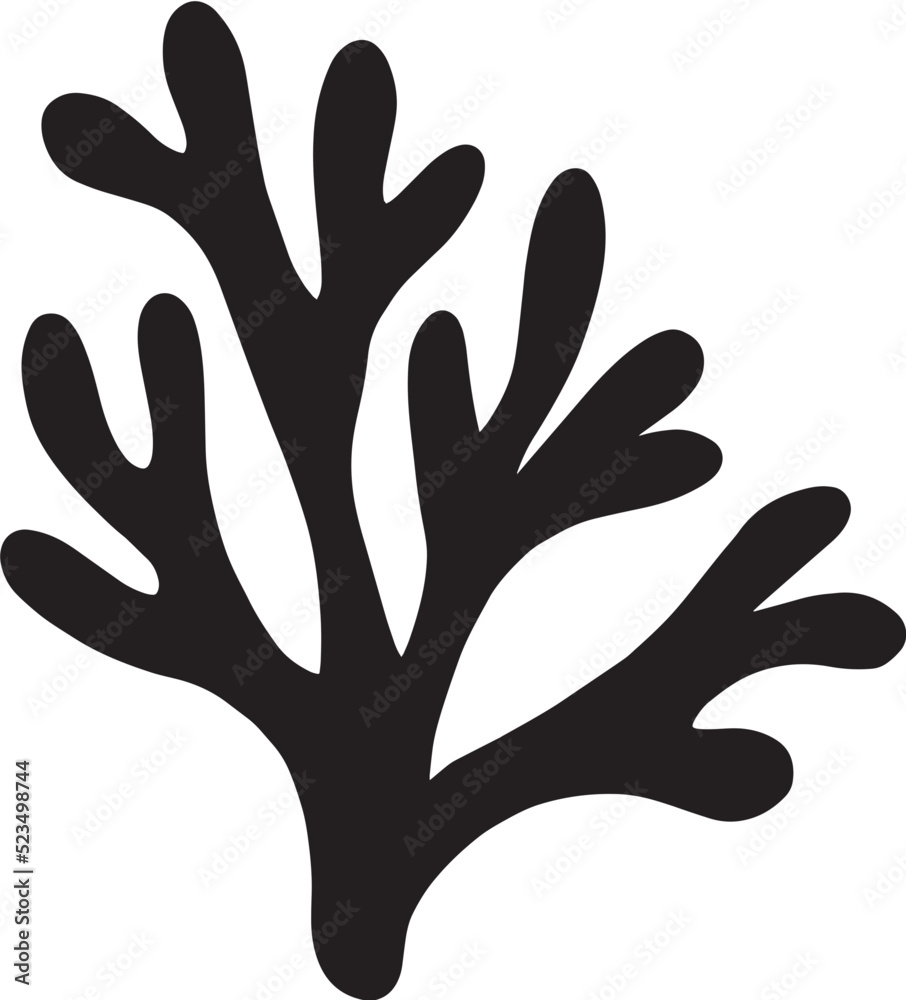 seaweed silhouette seaweed silhouette