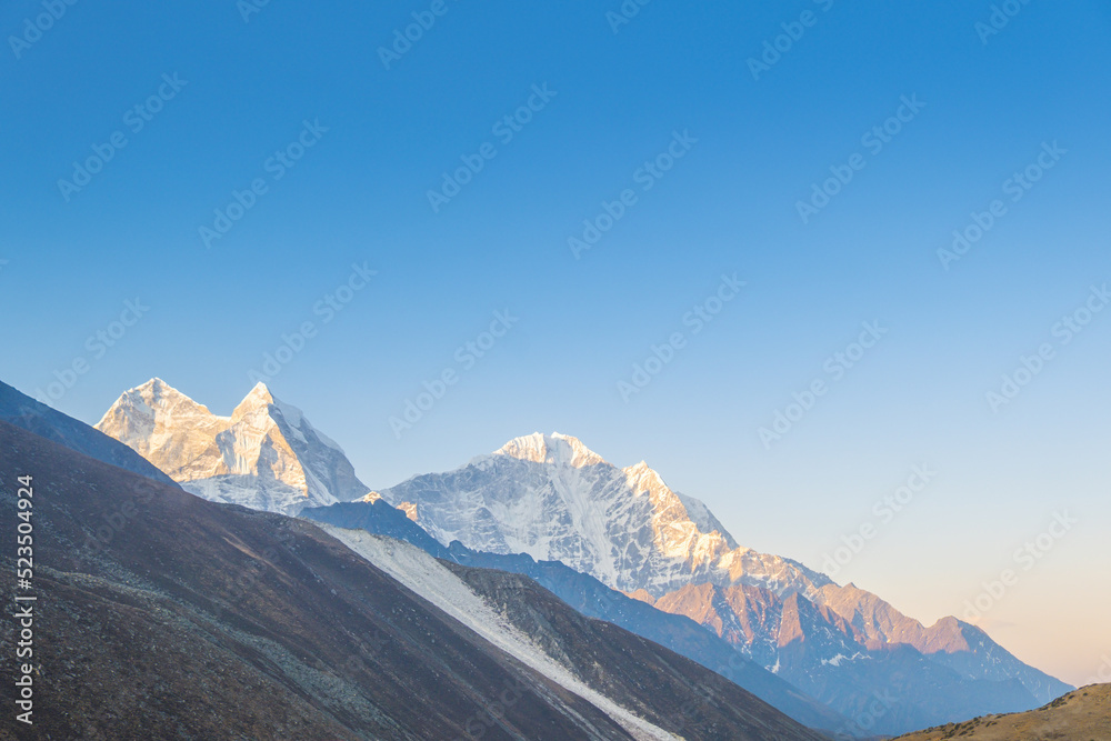 mount Lhotse - trek to Everest base camp - Nepal Himalayas mountains
