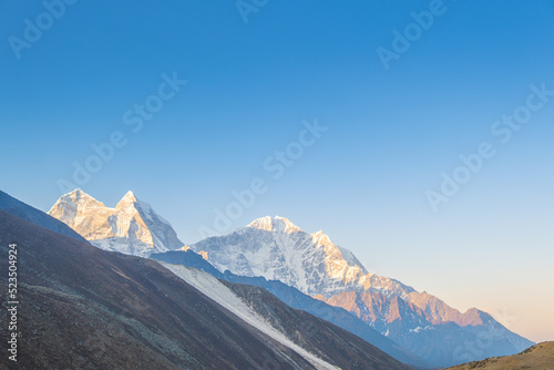 mount Lhotse - trek to Everest base camp - Nepal Himalayas mountains © CravenA